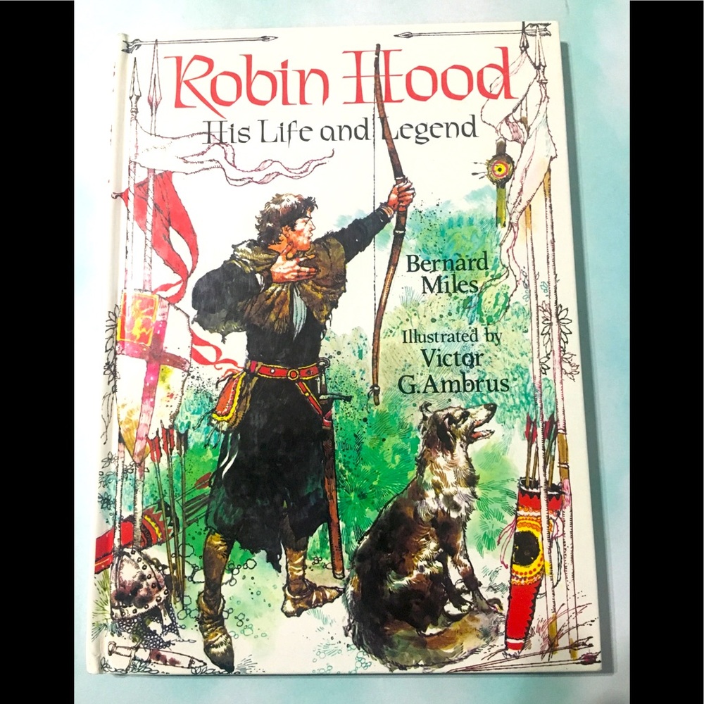 ROBIN HOOD 1979 Hardcover Story Book 125 Pages
